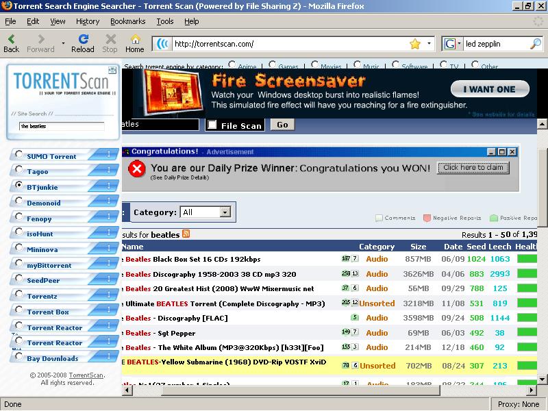 Fenopy torrent engine kick out the jams torrent
